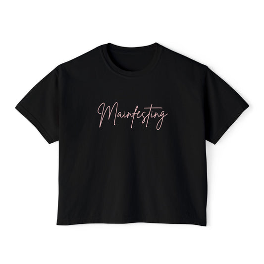 ✨ Manifesting Crop Tee