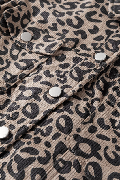 🐆 Wild Instinct Raw Hem Jacket