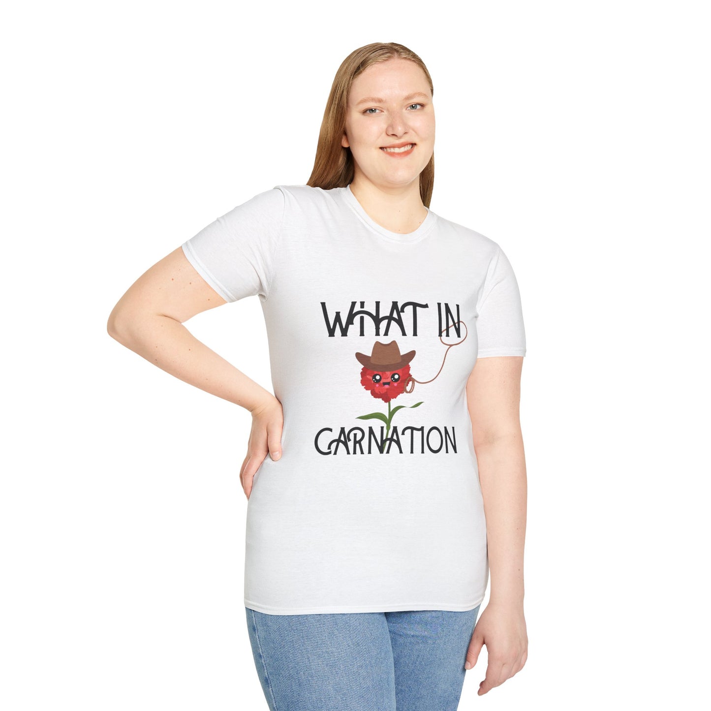 🌸 “What in Carnation?” Wildflower Cowgirl Tee