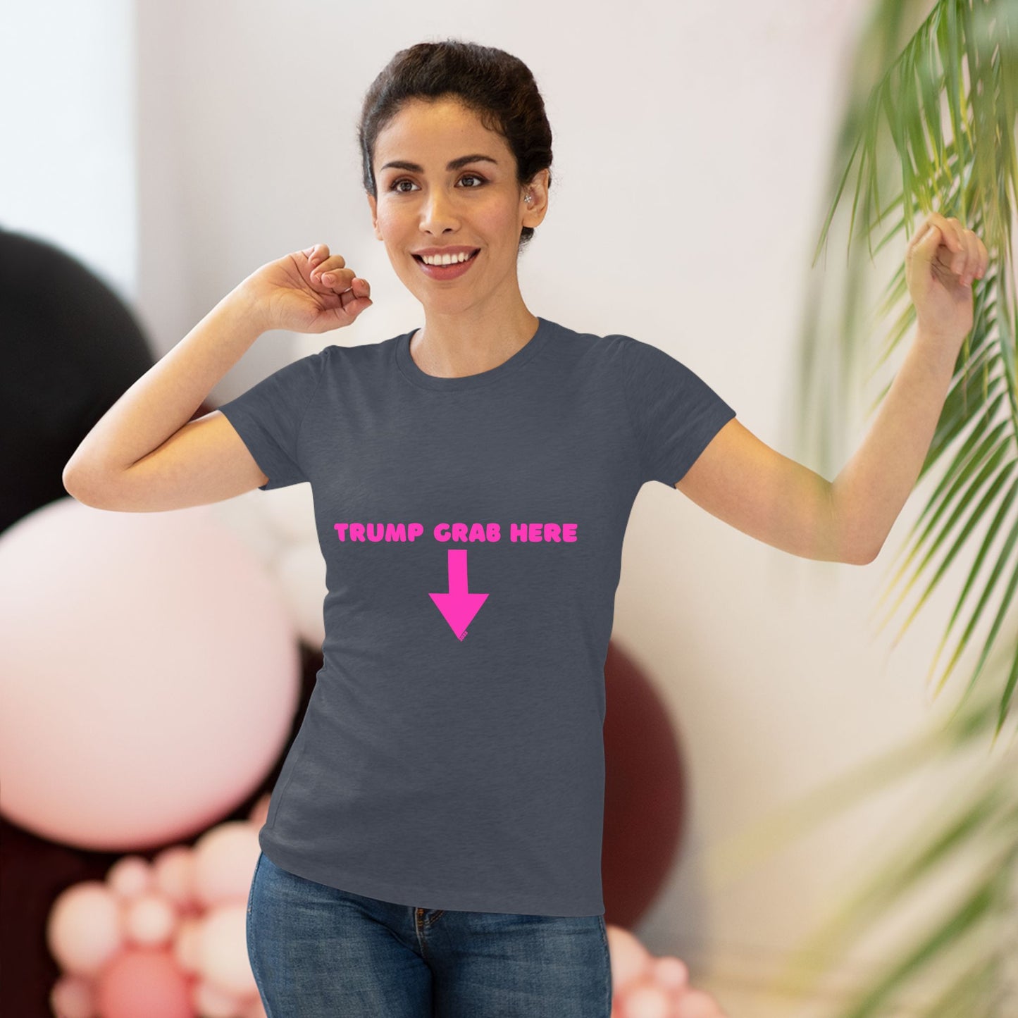 👇🏼Politically Incorrect Grab Here Tee (Trump Edition)