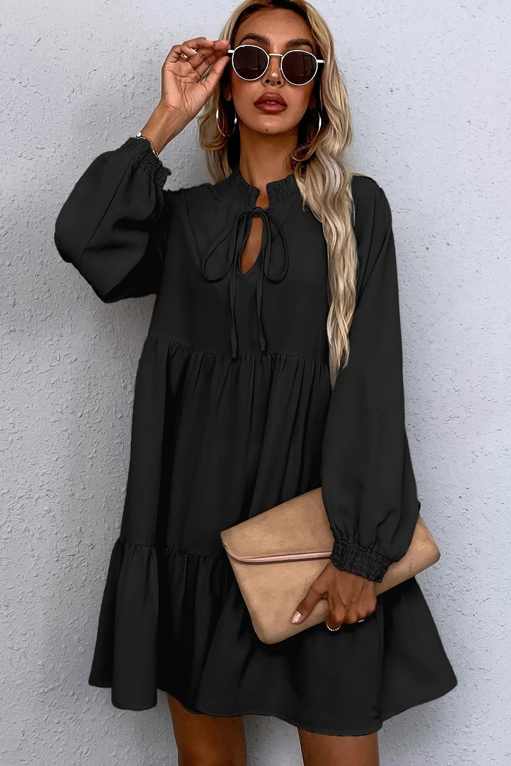 🏙️ City Spell Smocked Dress