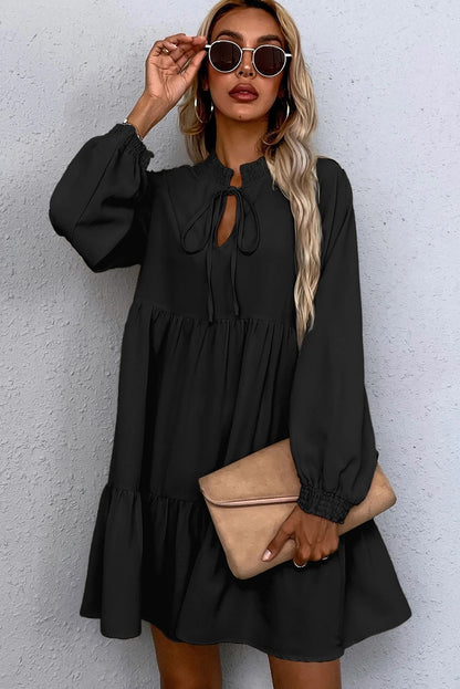 🏙️ City Spell Smocked Dress
