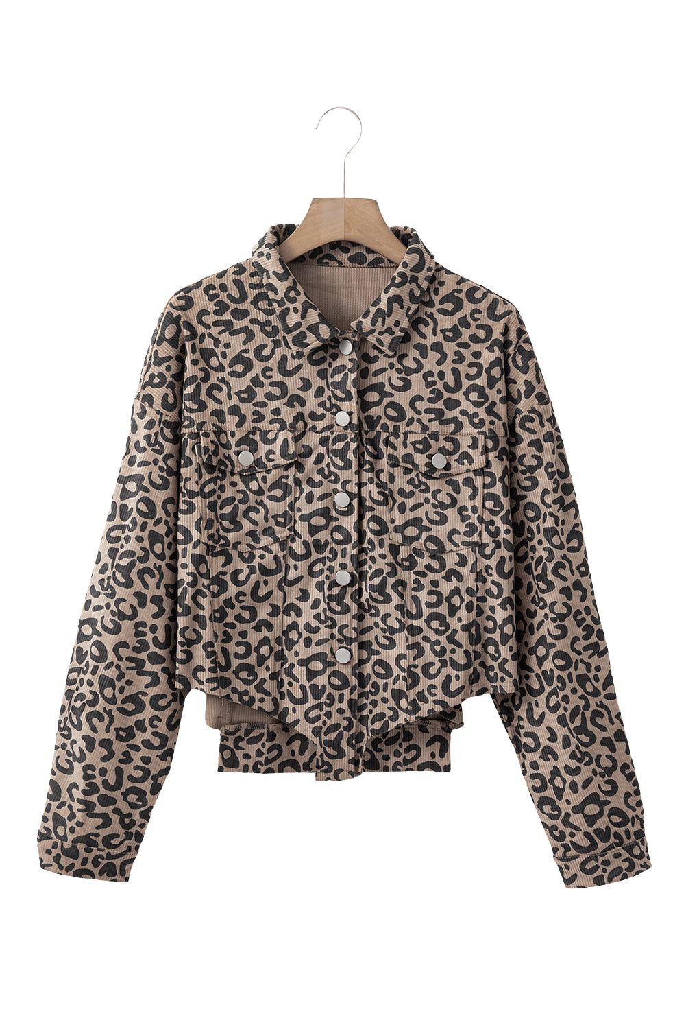 🐆 Wild Instinct Raw Hem Jacket