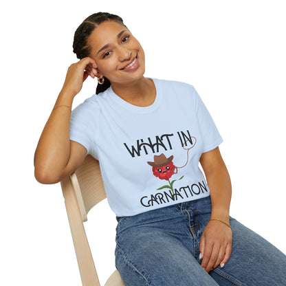 🌸 “What in Carnation?” Wildflower Cowgirl Tee