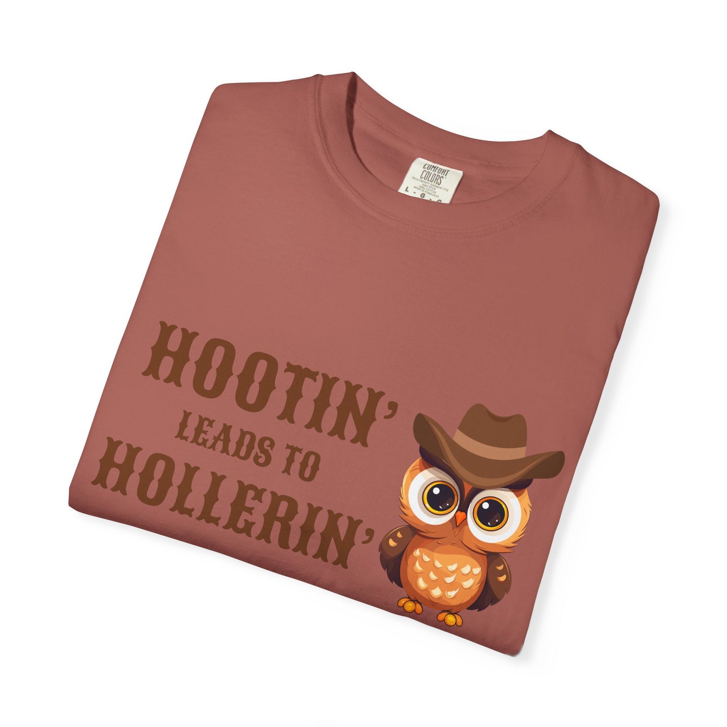🦉 “Hootin’ & Hollerin’” Cosmic Cowgirl Tee