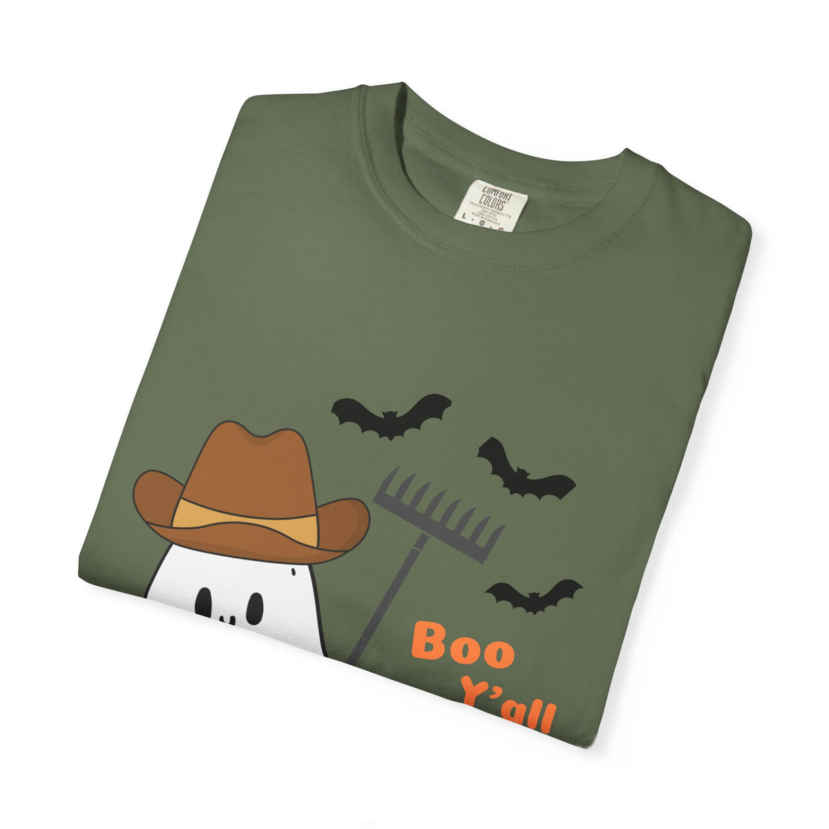 Adorable Halloween Ghost T-Shirt, Funny Ghost Tee, Fall Apparel, Spooky Costume Shirt, Halloween Gift, Boo Y'all Design