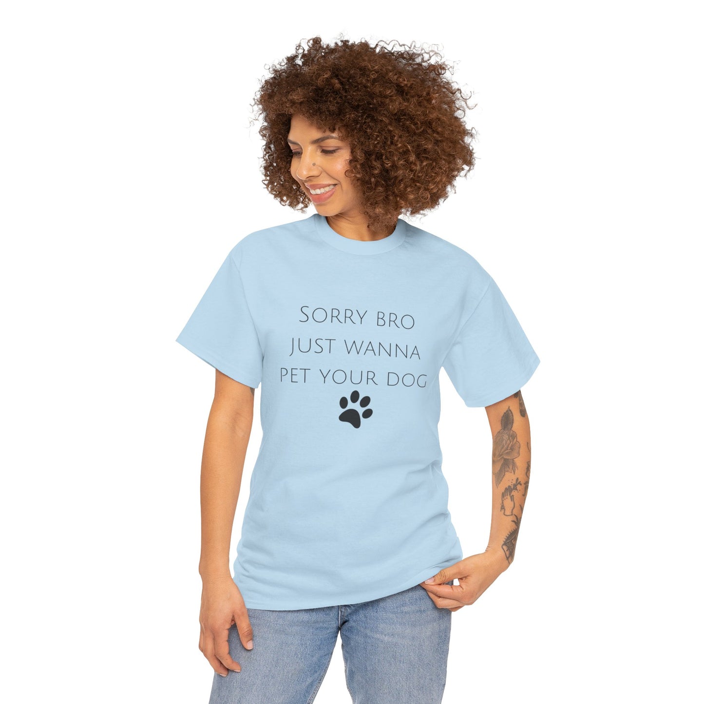 🐾 Sorry Bro Tee - Paw-sitively Obsessed