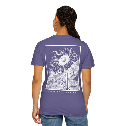🌻 Sunflower Spirit Tee — “Grow Your Own Way”