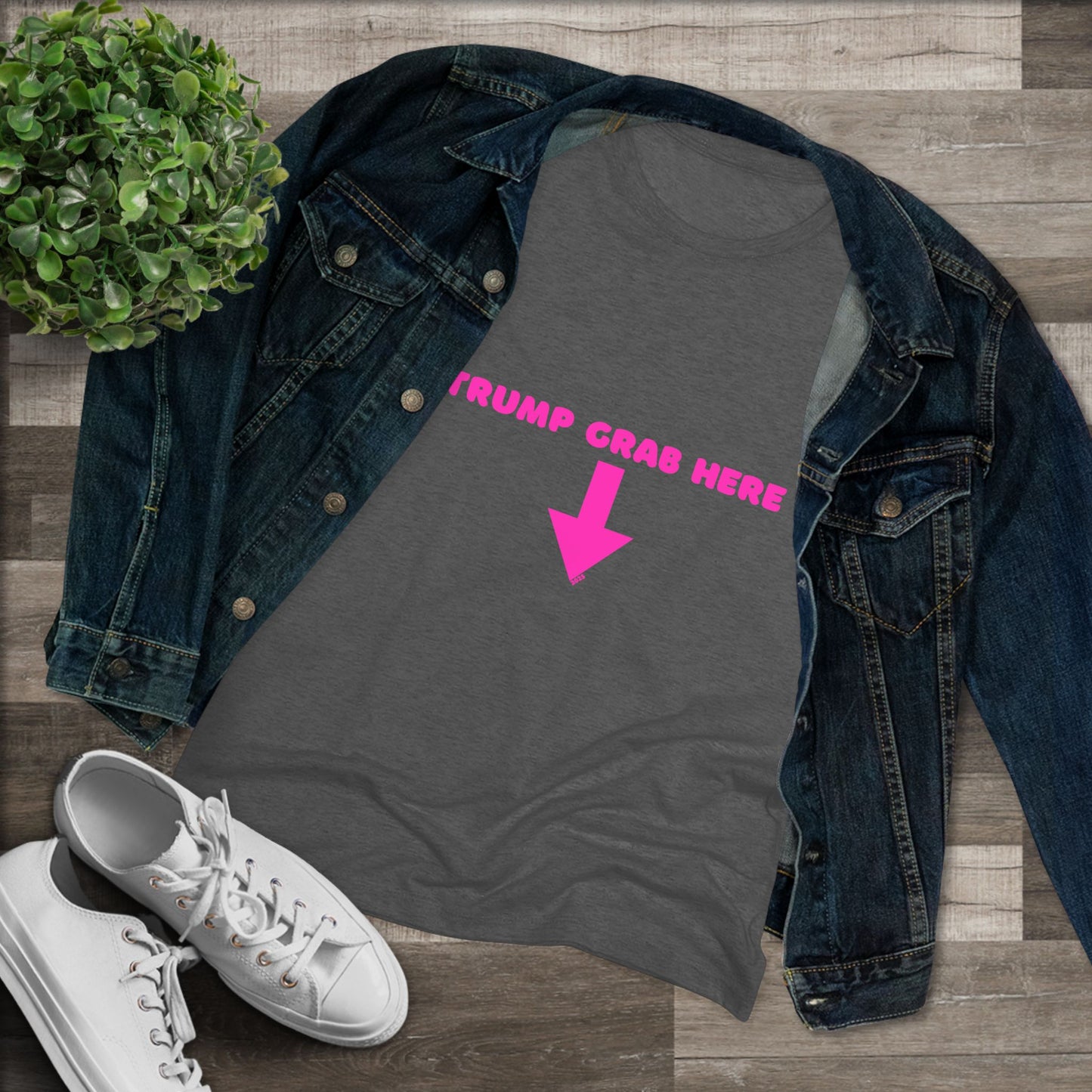 👇🏼Politically Incorrect Grab Here Tee (Trump Edition)