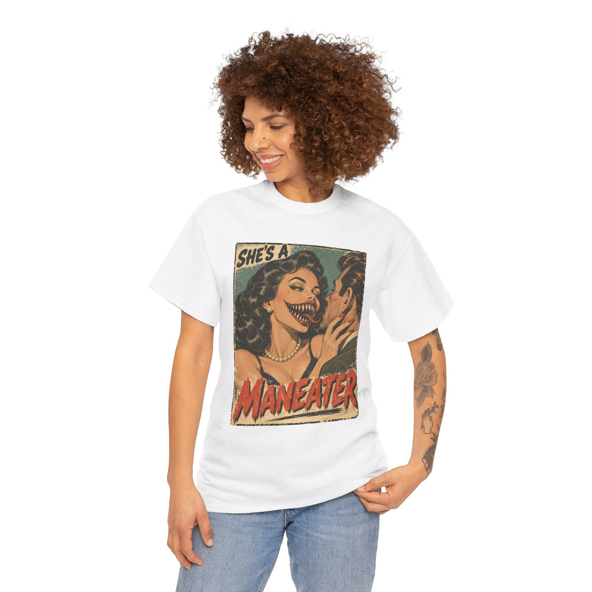 👄 Maneater Vintage Tee