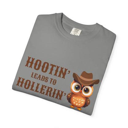 🦉 “Hootin’ & Hollerin’” Cosmic Cowgirl Tee