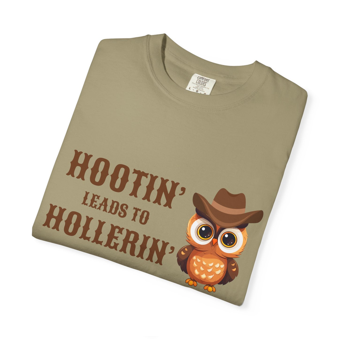 🦉 “Hootin’ & Hollerin’” Cosmic Cowgirl Tee