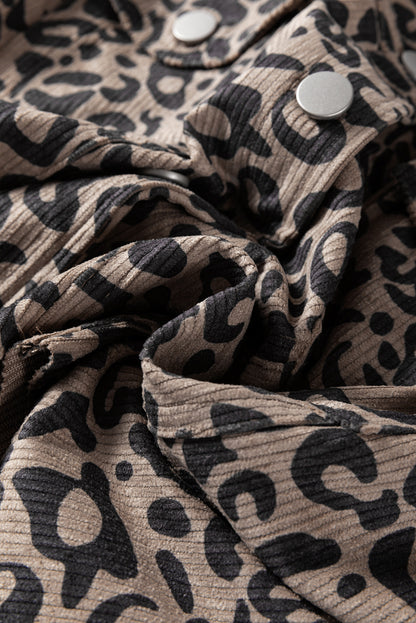 🐆 Wild Instinct Raw Hem Jacket