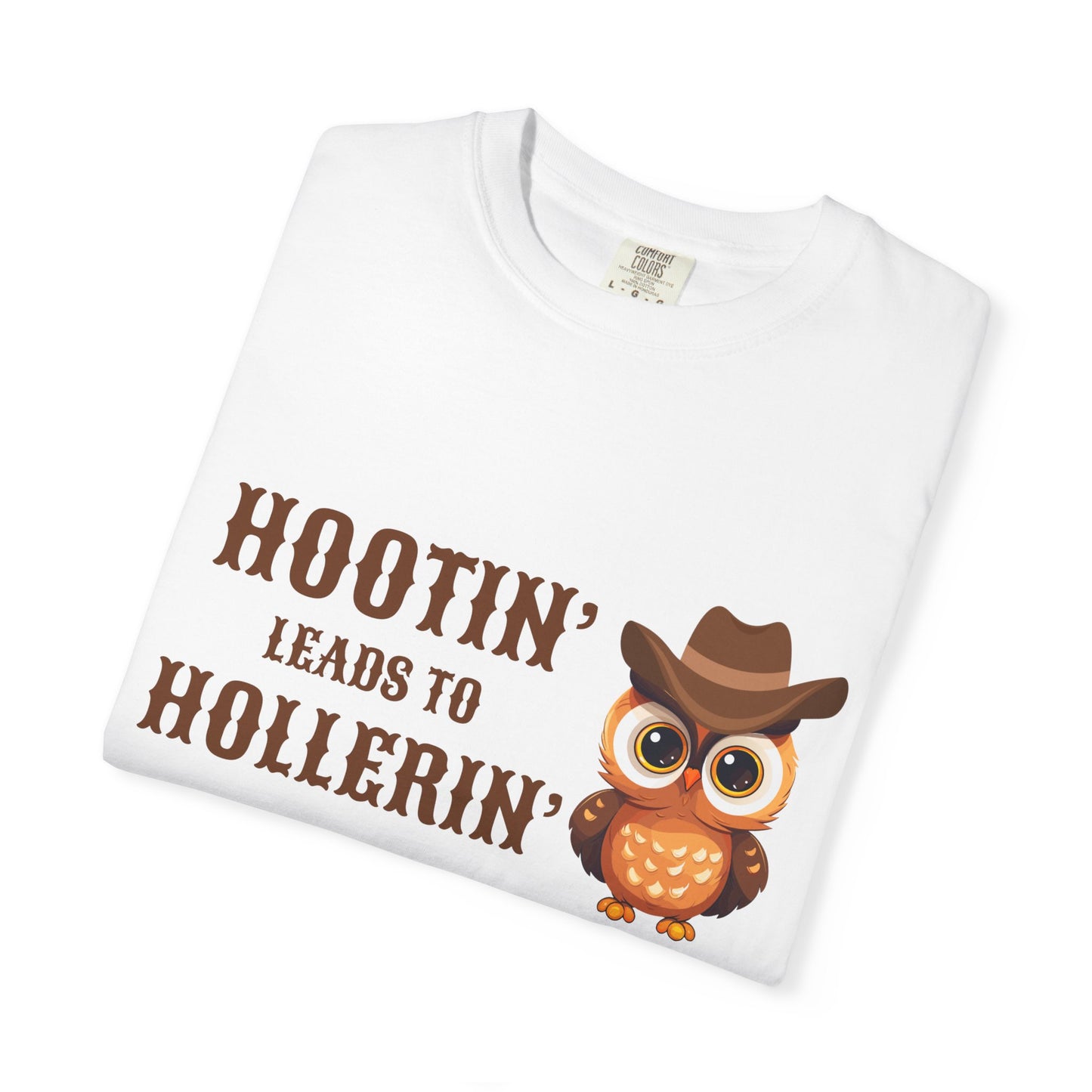 🦉 “Hootin’ & Hollerin’” Cosmic Cowgirl Tee