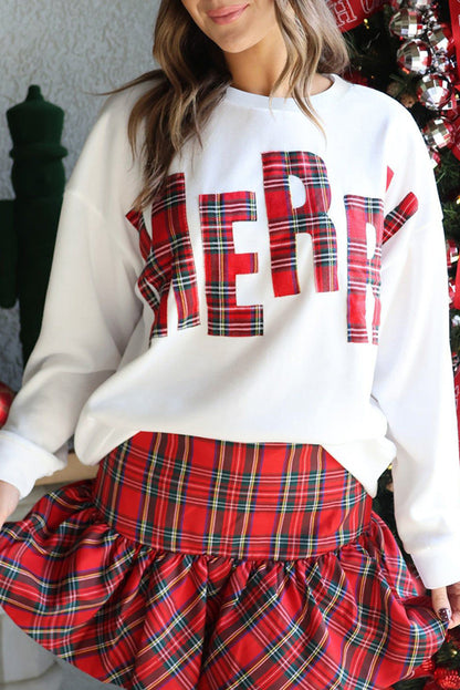 ✨ Magical Tartan Plaid Sweatshirt