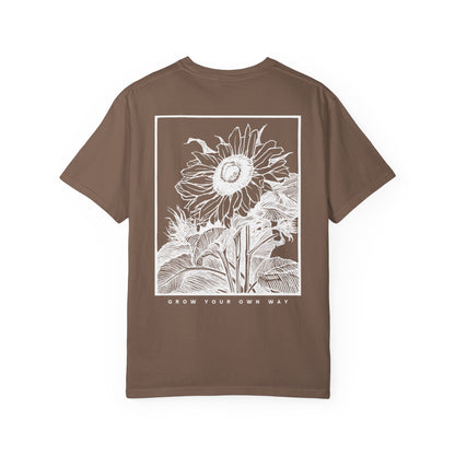 🌻 Sunflower Spirit Tee — “Grow Your Own Way”