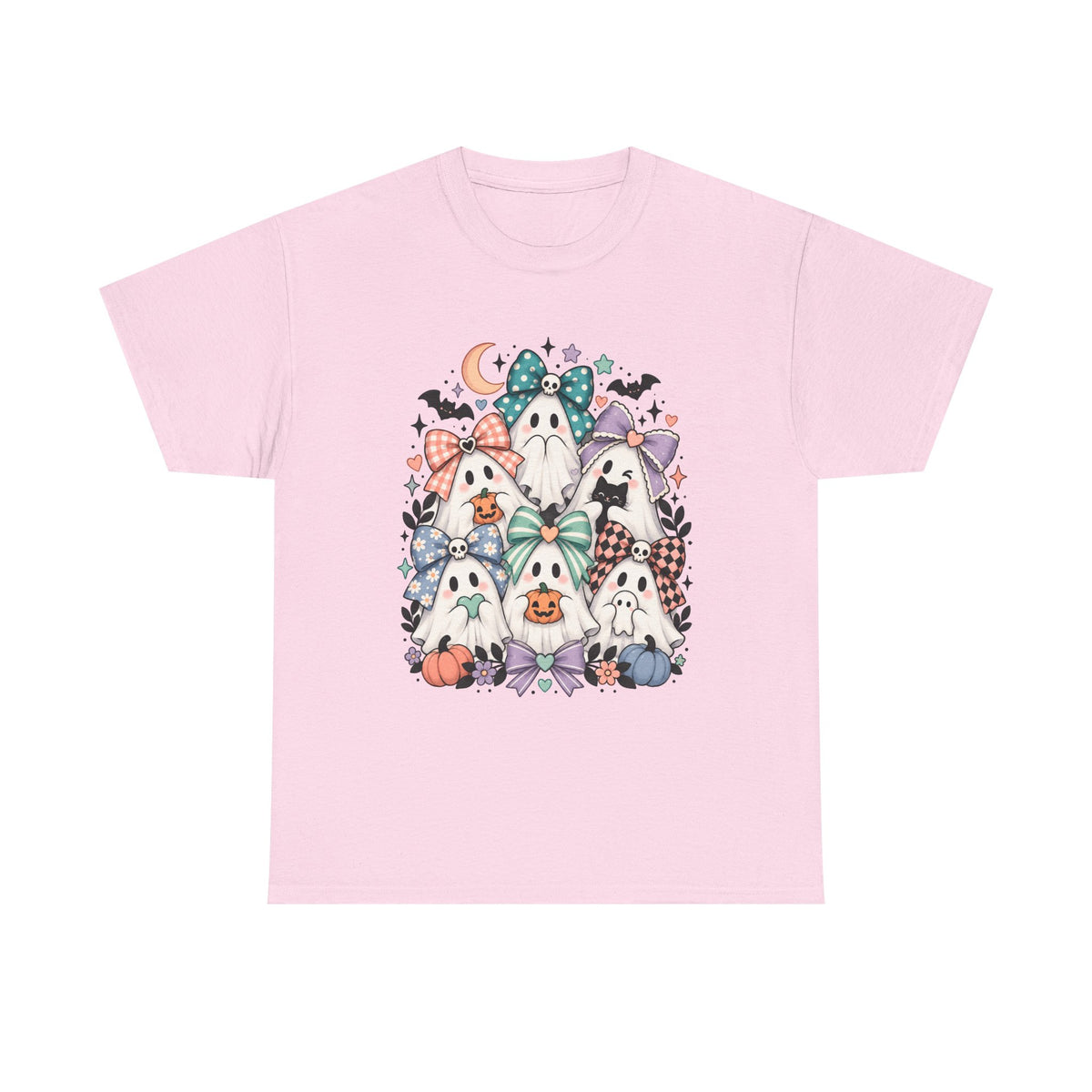 Cute Ghost Gnomes Halloween T-Shirt