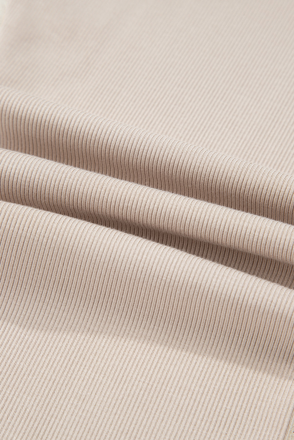 Jet Stream Solid Color Oversize Slit Sweatshirt Ribbed Leggings Set