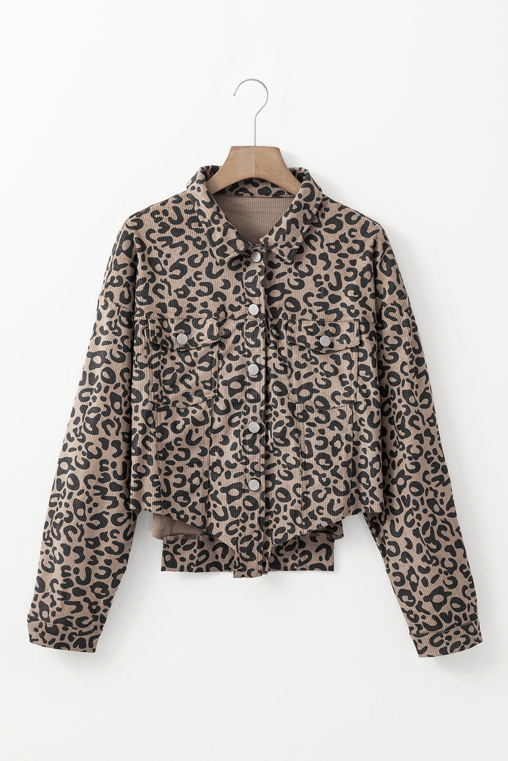 🐆 Wild Instinct Raw Hem Jacket