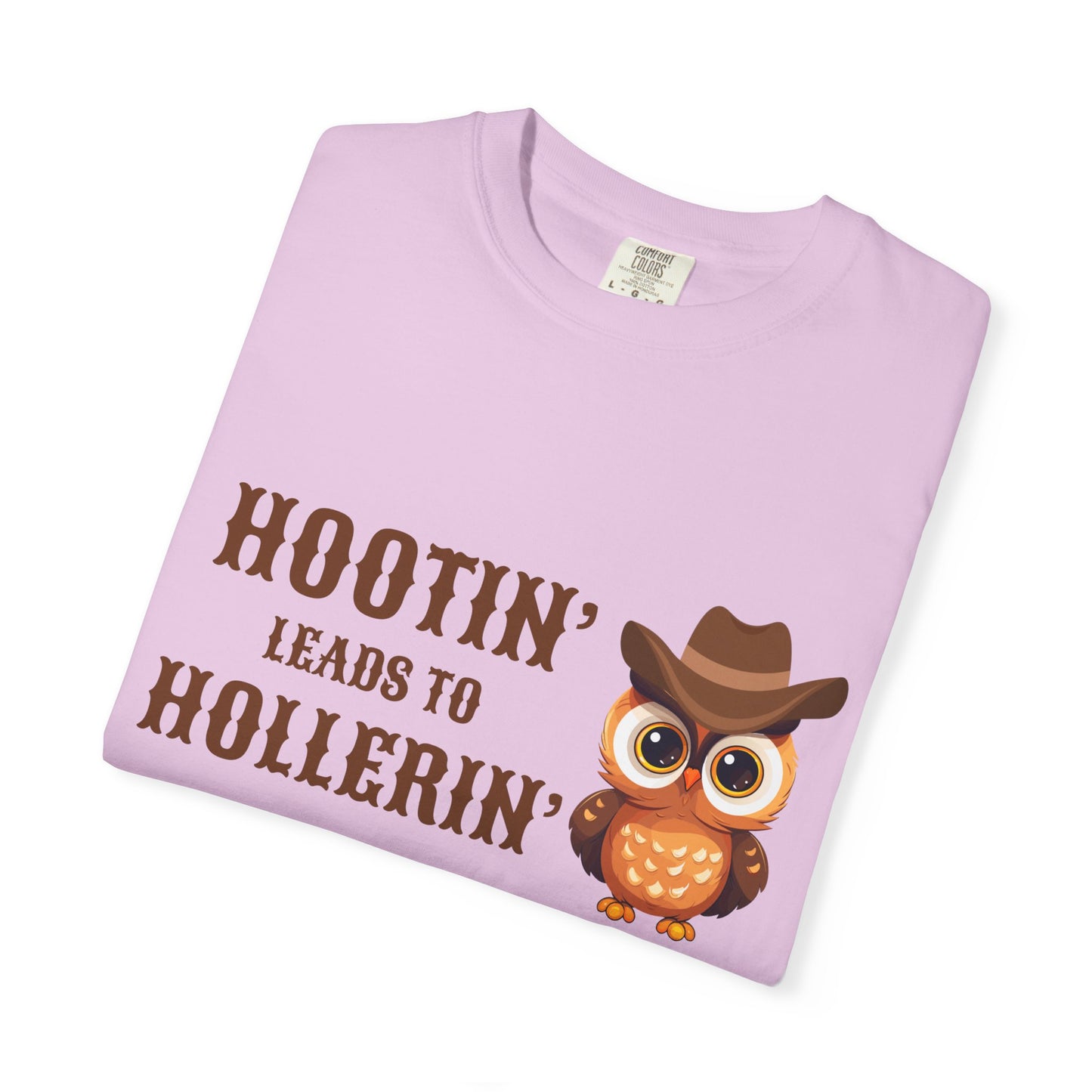 🦉 “Hootin’ & Hollerin’” Cosmic Cowgirl Tee