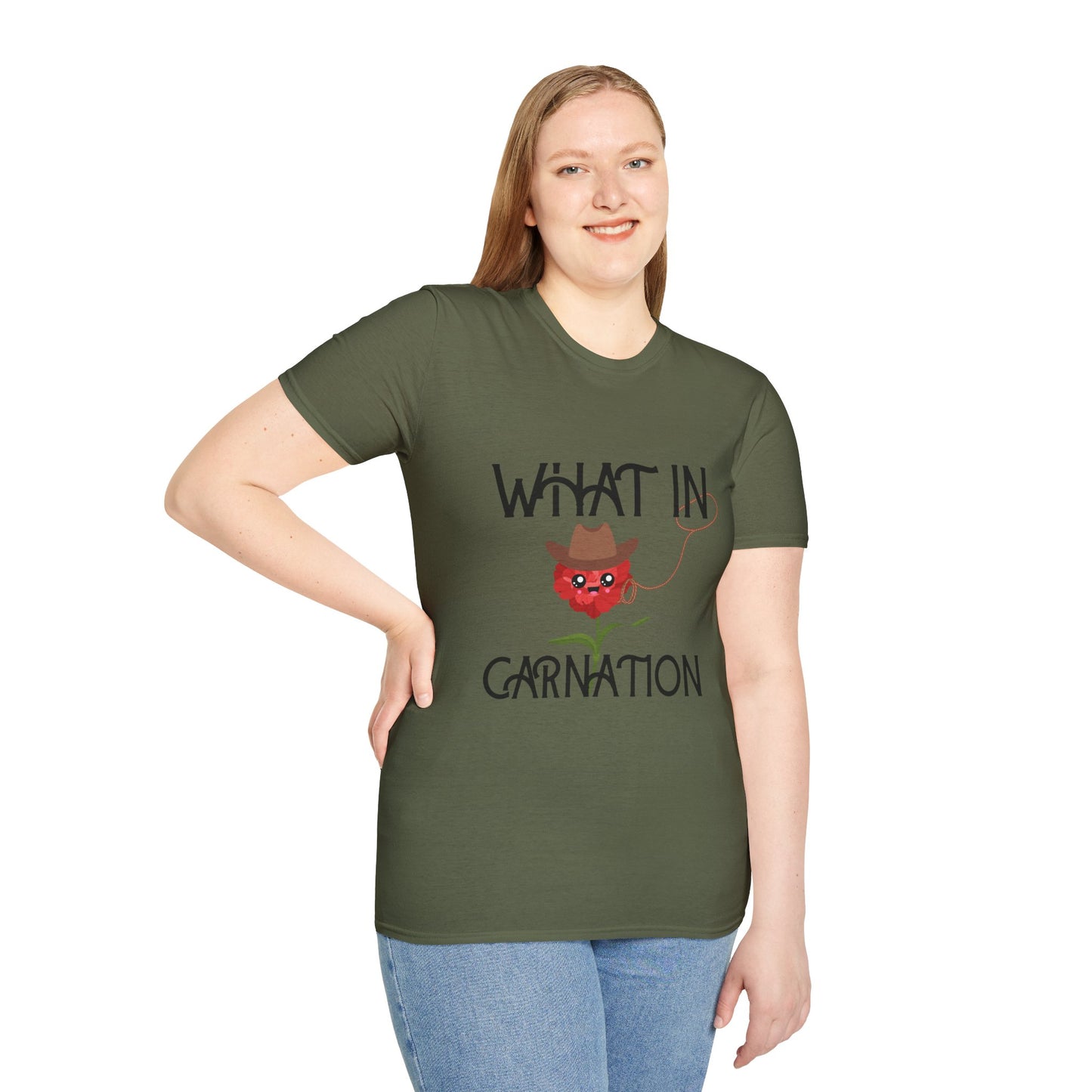 🌸 “What in Carnation?” Wildflower Cowgirl Tee