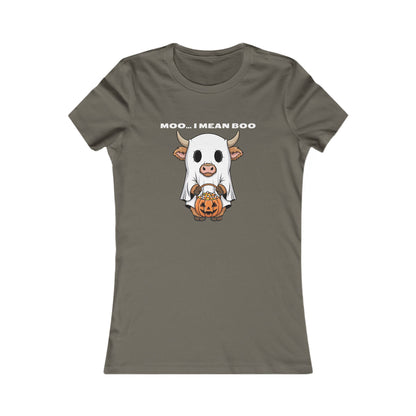 🐮 Moo… I Mean Boo Halloween Cow Tee