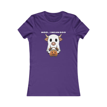 🐮 Moo… I Mean Boo Halloween Cow Tee
