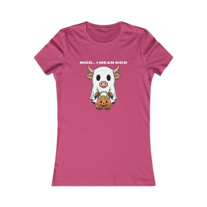 🐮 Moo… I Mean Boo Halloween Cow Tee