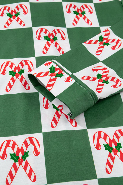 Candy Cane Cozy Christmas Pajama Set 🌲