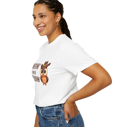 🦉 “Hootin’ & Hollerin’” Cosmic Cowgirl Tee