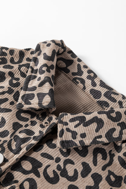🐆 Wild Instinct Raw Hem Jacket