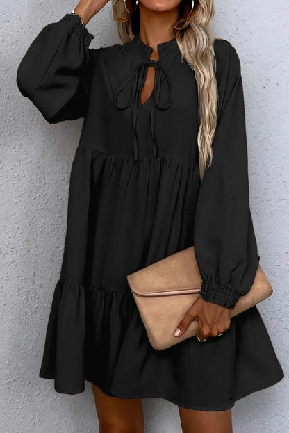 🏙️ City Spell Smocked Dress