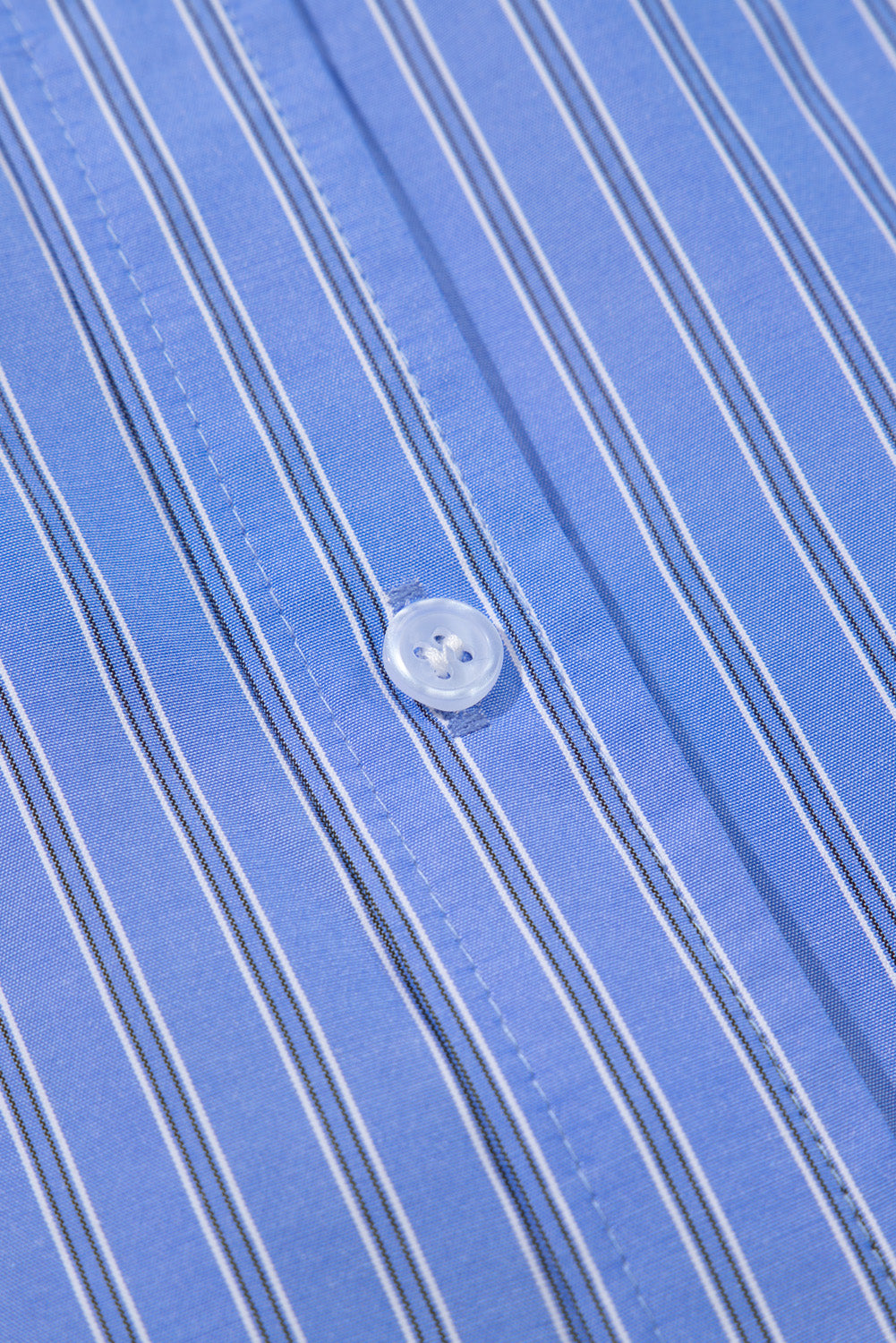Blue Stripe Button Up Oversized Casual Shirt Shacket