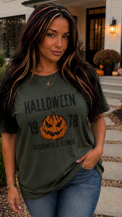 Haddonfield, Illinois Retro Tee