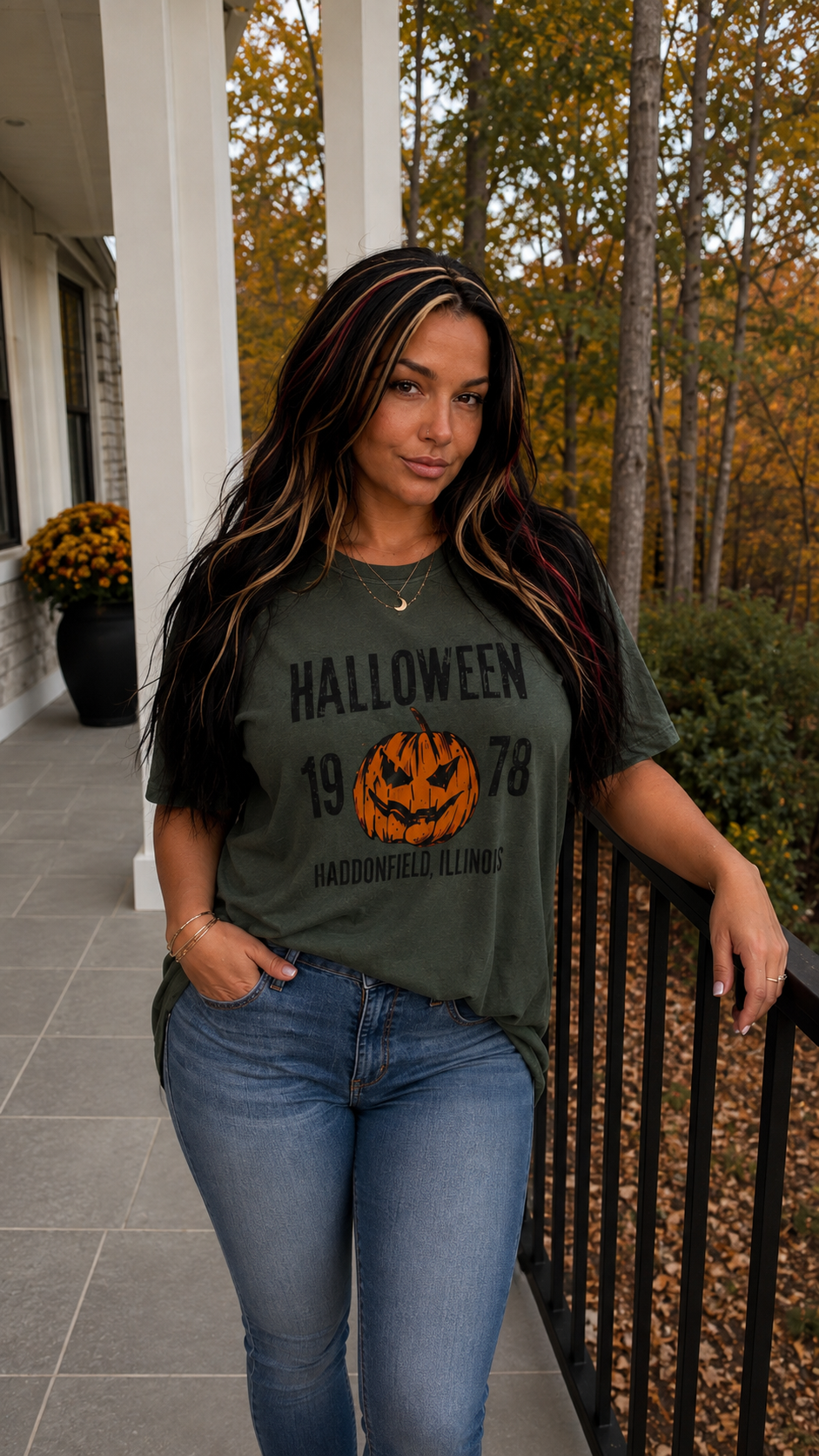 Haddonfield, Illinois Retro Tee