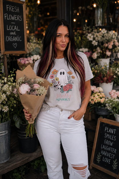 🌺 Pretty Spooky Floral Tee