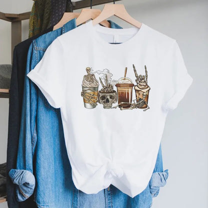 ☠️Death Before Caffeine Tee