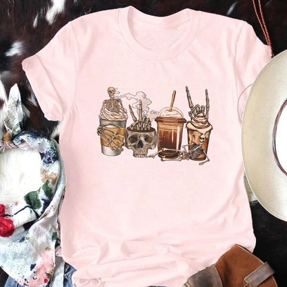 ☠️Death Before Caffeine Tee