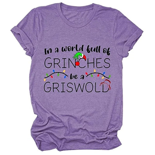 In A World Full of Be A Griswold Christmas Vacation T Shirt Womens