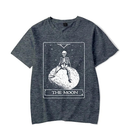 🌙 Skeleton on the Moon Tee