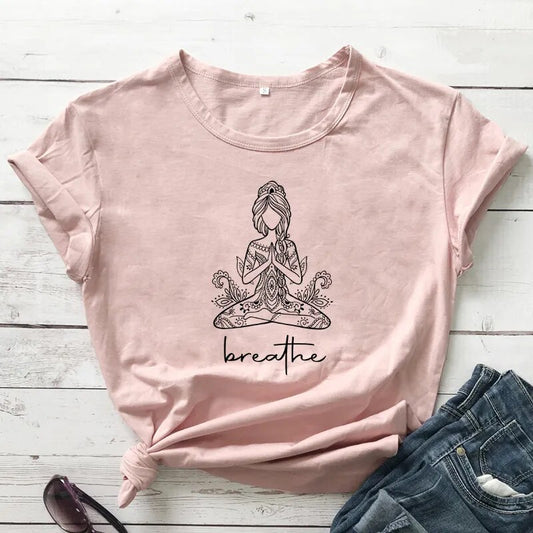 🧘‍♀️ Boho Breathe Yoga Tee