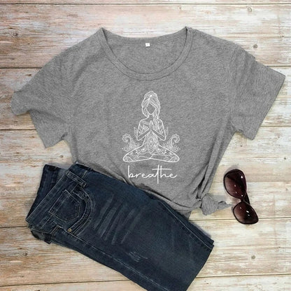 🧘‍♀️ Boho Breathe Yoga Tee