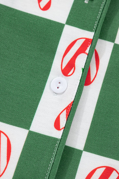Candy Cane Cozy Christmas Pajama Set 🌲