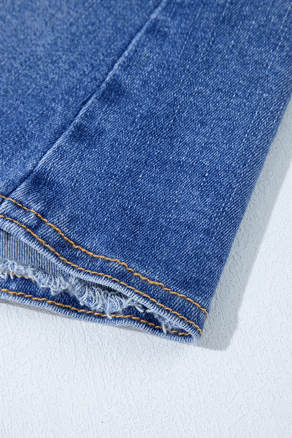 Ashleigh Blue Wrapped Crossed Waist Denim Mini Skirt