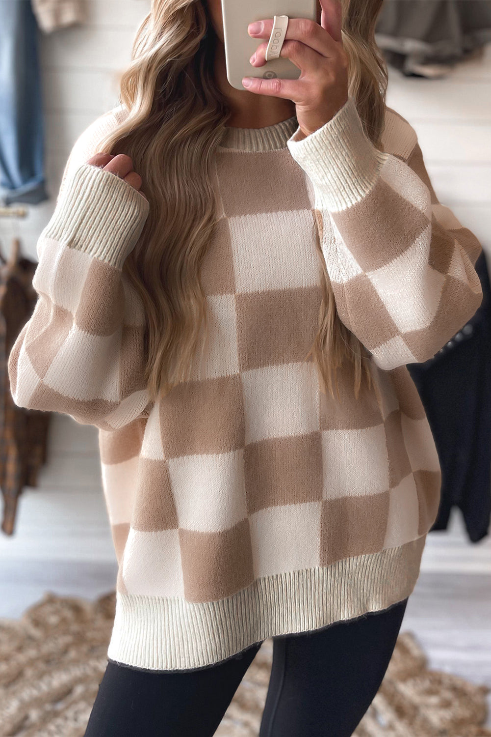 🍂 Mulled Cider Check Pullover