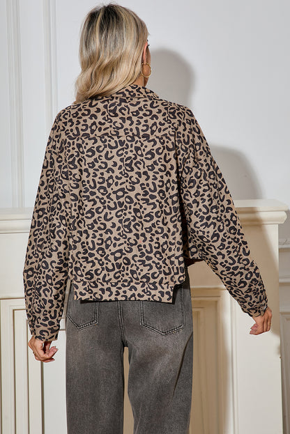 🐆 Wild Instinct Raw Hem Jacket