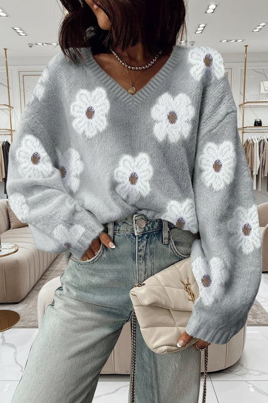 🌼 Moonlit Daisy Dreams Sweater