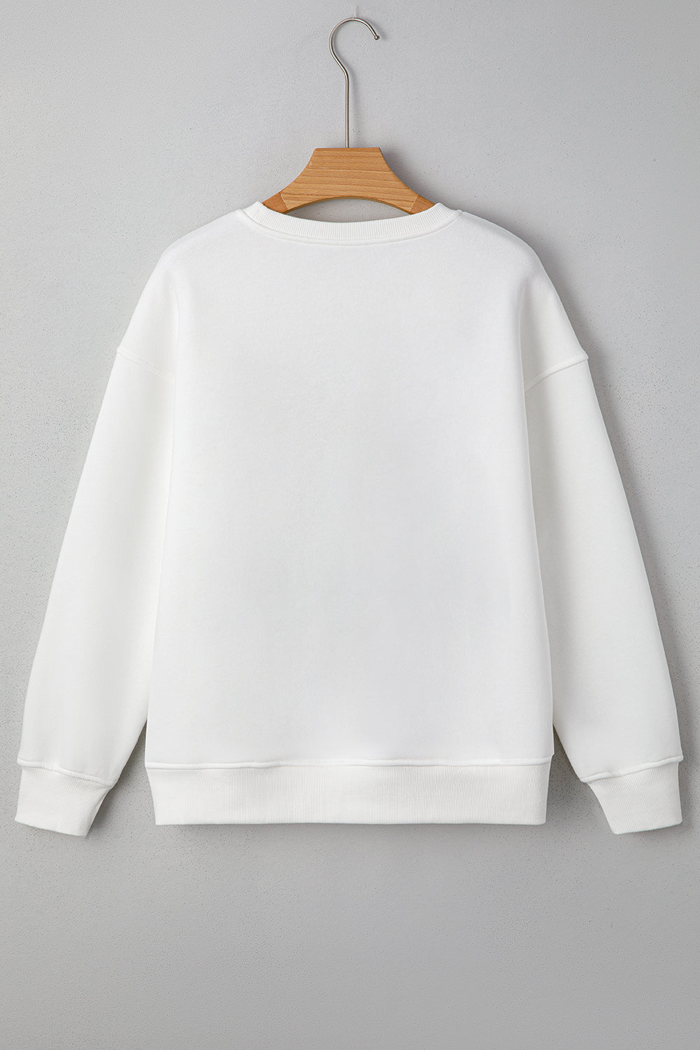 White FARM FRESH PUMPKINS Embroidered Festival Sweatshirt