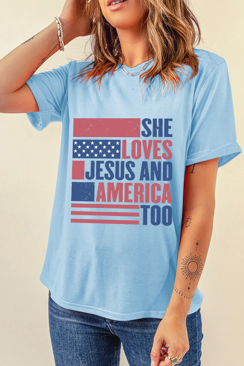🇺🇸 She Loves Jesus & America Too