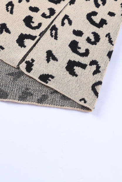 🌿Urban Jungle Khaki Leopard Knit